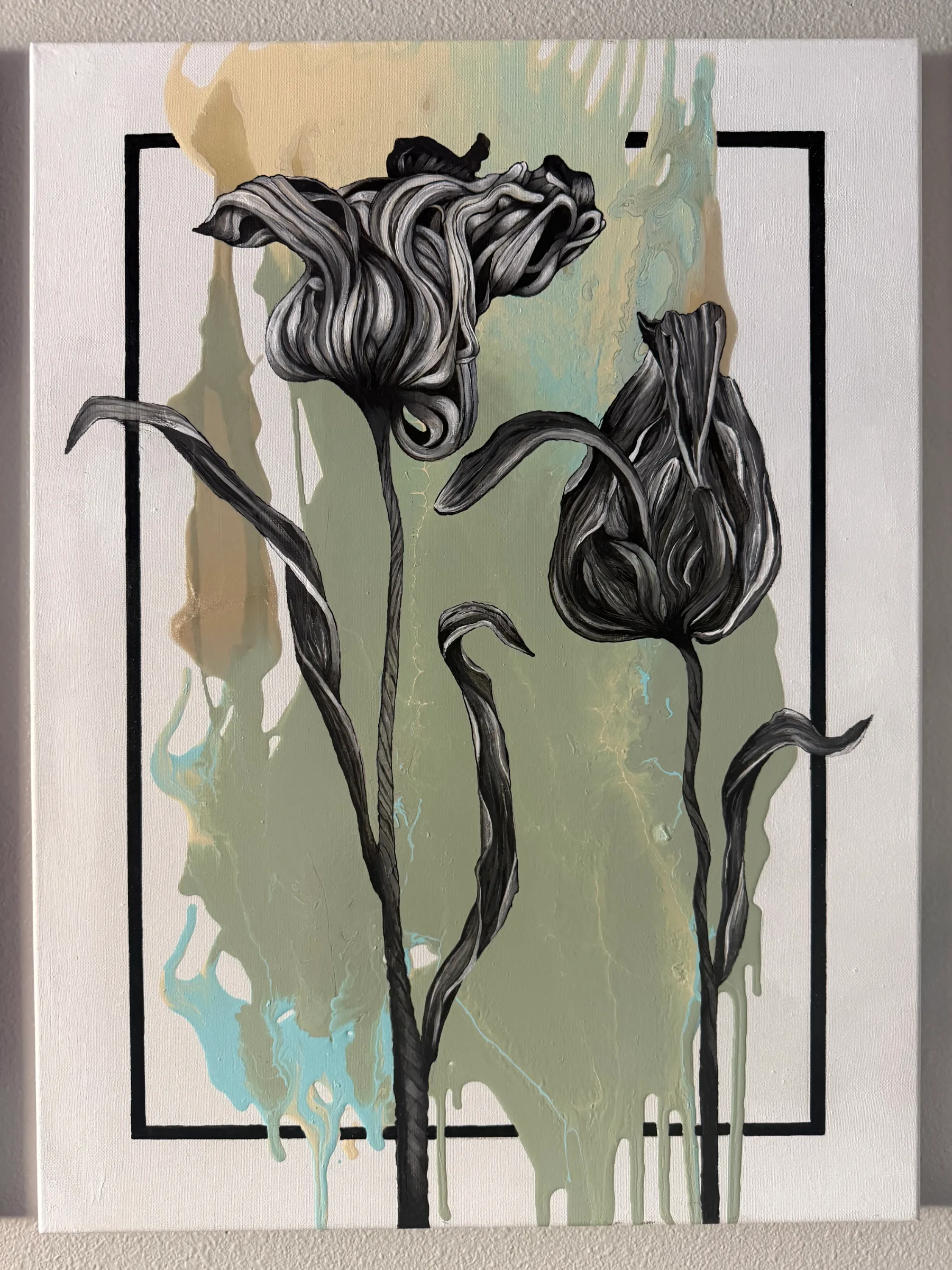 18 by 24 
Acrylic on Canvas
$400